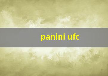 panini ufc